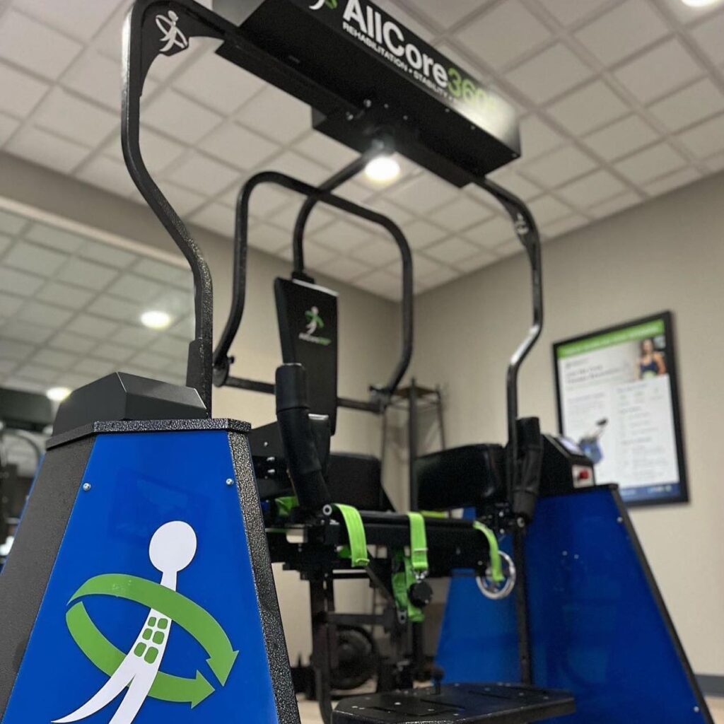 AllCore360º Core Fitness Trainer that you ride at ThrIVe Wheeling
