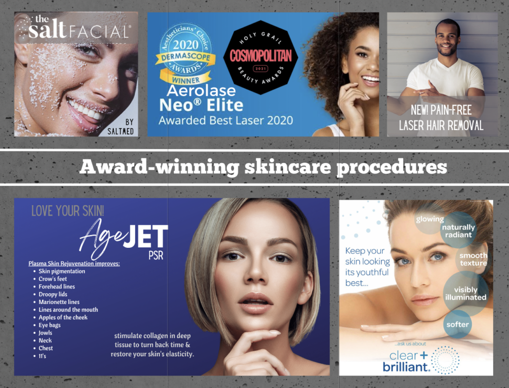 Age Jet Salt Facial Aerolase Clear + Brilliant Laser Hair Removal